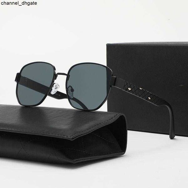 

New Fashion 0527 Channel Sunglasses Polygonal British Men's and Women's Fashion Sunglasses Street Shooting Tourism Anti glare Glasses BF3L