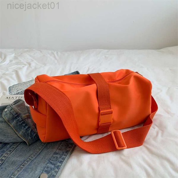 

designer lululemens travel bag same nylon cloth toast bag sports bag large capacity fitness bag outdoor leisure travel