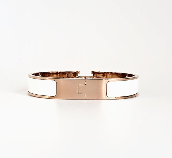 

designer design bangle stainless steel rose gold buckle bracelet fashion jewelry men039s and women039s bracelet3549023, Black
