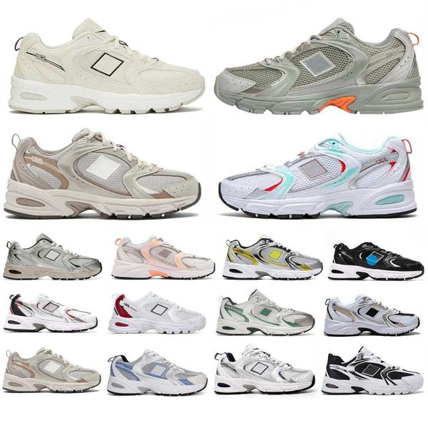 

530 shoes designer shoes casual trianer cream white ivory black phantom sliver metallic steel nightwatch green yellow stone oatmeal sneakers