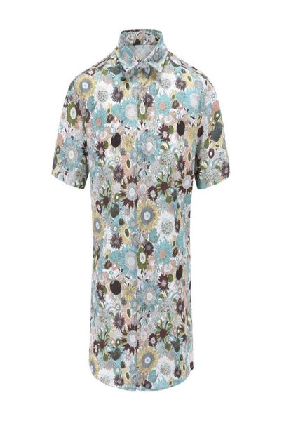 

mens shirts summer floral short sleeve cotton large casual hawaiian style s263r5604934, White;black