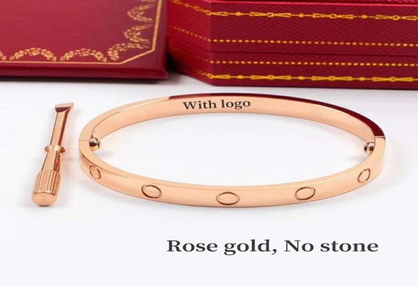 

aaa highquality fashion bracelets famous luxury designer brand jewelry female couple screw bracelets whole2459195, Golden;silver