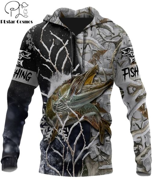 

drop musky ice fishing 3d printed mens hoodie harajuku streetwear pullover autumn jacket tracksuits dw0166 2011286002895, Black