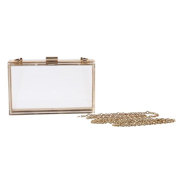 

factory retaill whole handmade acrylic evening bag translucent clutch purse for wedding banquet party porm more colors233d