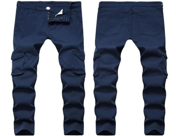 

skinny mens jeans blue cool men jeans stretch slim fit denim biker jeans hi315a7117938