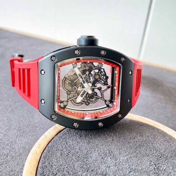 

richardmille swiss watches rm tactical mechanical wrist watches rm055 black ceramic americas limited edition fashion leisure business sp yi-