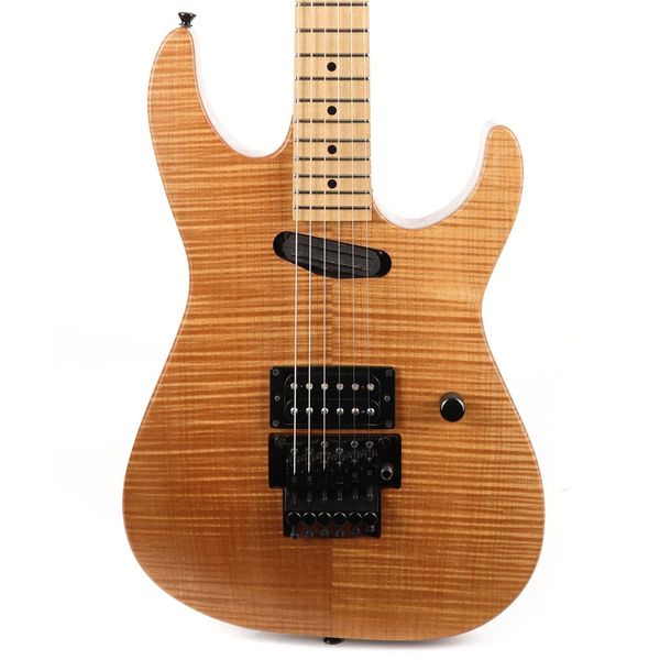 

e s p custom shop kamikaze mahogany with flame maple electric guitar as same of the pictures