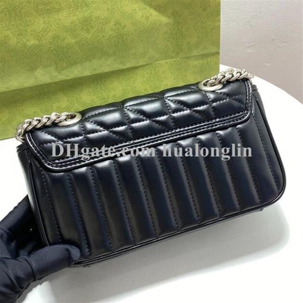 

woman bag handbag purse original box genune leather fashion bags handbags chain shoulder clutch case264m