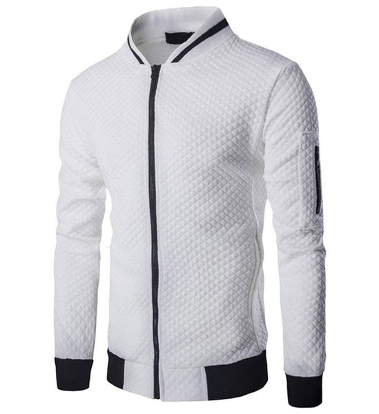 

tang 2019 autumn new trend white fashion men039s jackets clothes men039s veste homme bomber fit argyle zipper jacket casual 3381284, Black;brown