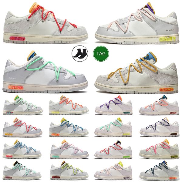 

2023 big size white shoes for mens womens lows x authentic triple white black lot orange green red sneakers series cut classic running shoes