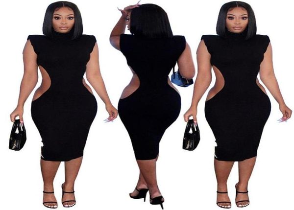 

casual dresses european and american women039s summer fashion solid color ripped sleeveless dress female nightclub4665367, Black;gray