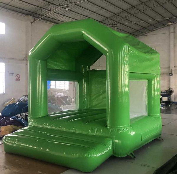 

3.3x3m tents and shelters commerical inflatable castles with better quality pvc tarpaulin mini toddler playground/kids bounce with clear sid