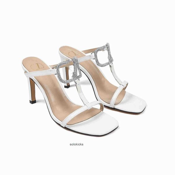 

slingback valentinolies pumps brand guzp luxurys sandal women's pointed sandals designer high heels women dress shoes toe metal buckle, Black