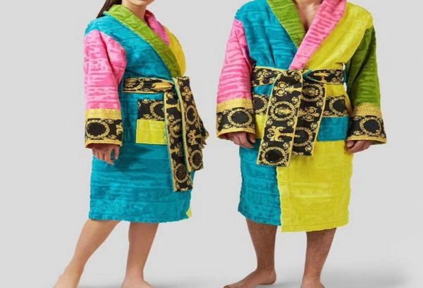 

men039s robes jacquard sleepwear gown vintage designer waist belt womens mens winter bath thick dressing gowns sfsdf7777507