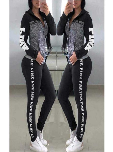 

ick pink litter yoga sets sport oga pants fitness clothing sportwear women yoga suit sports wear for women gym clothing t3183788, Gray