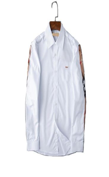 

2022 mens shirt luxury designer fashion trend wear long sleeve business casual brand spring slimming m3xl3517304, White;black