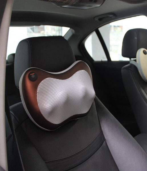 

new vibrating kneading neck massager pillow infrared shiatsu electric shoulder back massager car cervical vertebra therapy210y6623675
