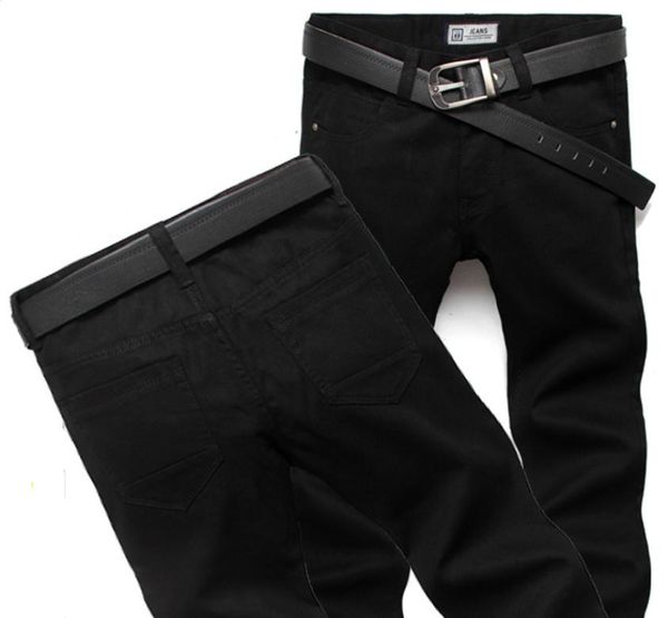 

clearance jeans men brand desginer fashion stylish men039s jeans fashion long straight black denim mens jean male jogger trouse8527816, Blue