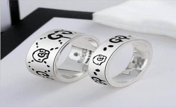 

retro skull imp student ring ancient family love fearless love closed lovers men and women alike8805935, Silver