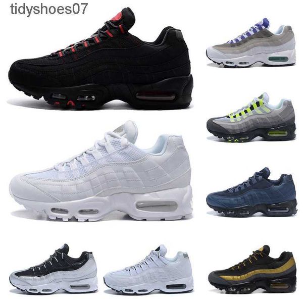 

2018 station sneakers 95 air cushioned shoes og shoes large 20th anniversary running shoes for men and women, Black