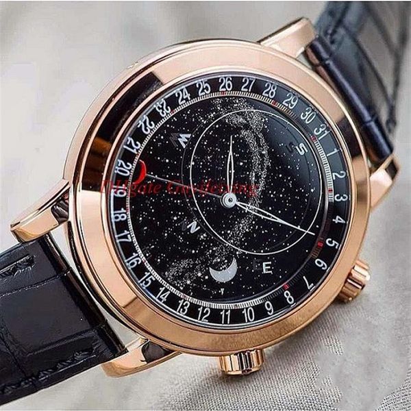 

latest men fashion wristwatches 5102 6102 6104 sky moon phase automatic movement mens background transparent luxury watch sport wa251f, Slivery;brown