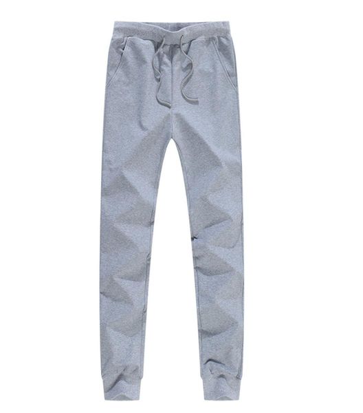

men joggers male trousers casual pants sweatpants jogger grey casual elastic cotton gyms fitness workout pant4683220, Black