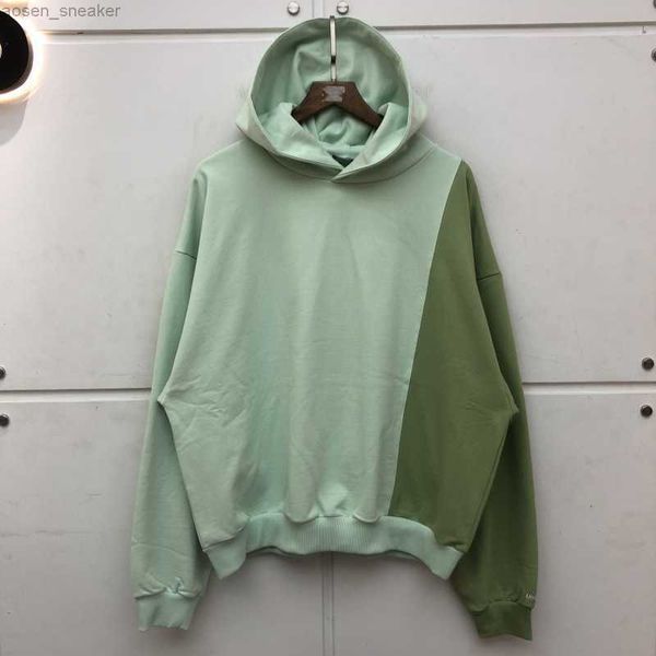 

solid patchwork pullover embroidery industrial style women men hoodie sweatshirts couple clothes, Black