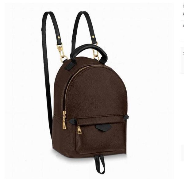 

fashion pu leather palm springs mini size women bag children school bags backpacks style spring lady backpack travel 203n