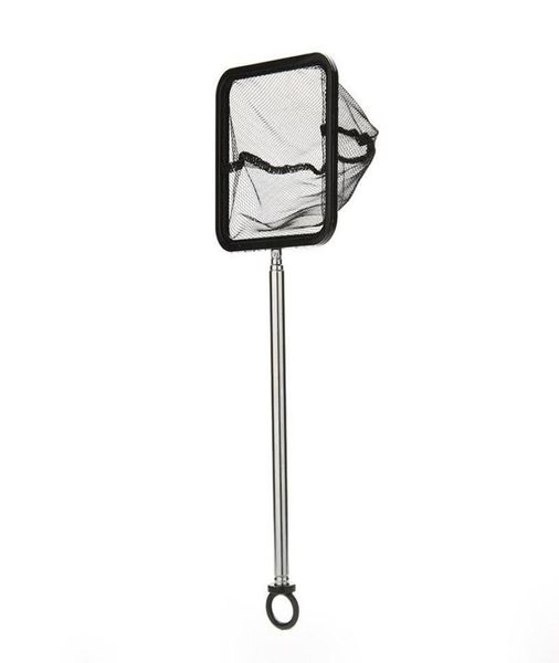 

1pc 2040cm aquarium extendable handle shrimp small betta fish tank net square black 66 w23863525