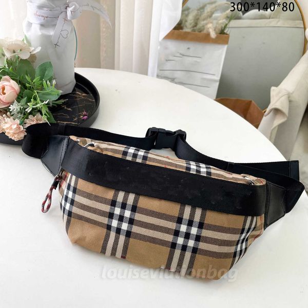 

luxurys vintage stripe belt bum bag check chest nylon designer fanny pack sonny bumbag tote wallets waist bag classic women's mens gift