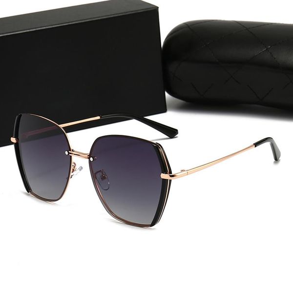 

19065 womens polarized sunglass hd uv400 black lens frame fashion oval face mens sun glasses driving vacation designer sunglasses239f, White;black