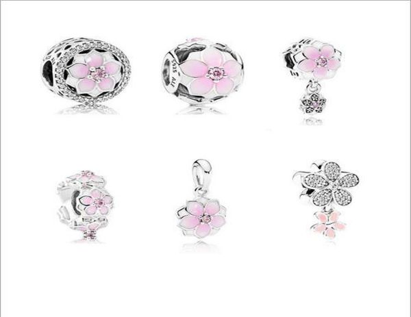 

20pcslot2017 the latest magnolia theme system peach blossom petals pink blossom accessories whole beads8604652, Black