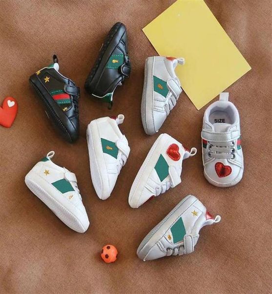 

designer kids baby boy shoes newborn first walker sneakers solid crib toddlers trainers shoes infant footwear toddler child7851793