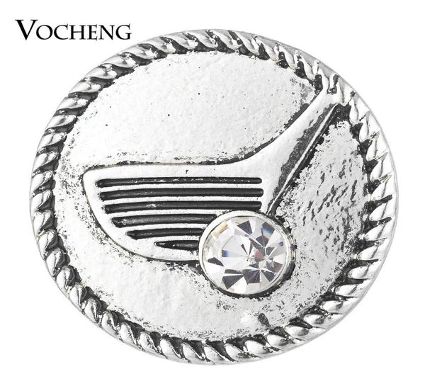 

vocheng noosa ginger snap button golf club with crystal 18mm sports charms vn17423319682