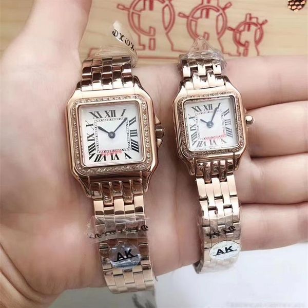 

fashion man woman watch classic square design stainless steel mens watches quartz movement lady dress wristwatches clo3063, Slivery;golden