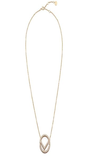 

fashion designer necklace f designers necklaces clover gift for women brands jewelry love pendant gold letter luxury highly qualit3600551, Silver