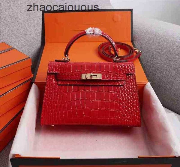 

designer hands outlet bags bag pattern shoulder generation crossbody leather crocodile handbags 2023 keilys summer second messenger mini x1r