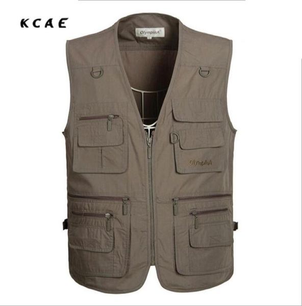 

whole factory whole summer men multifunctional fly vest sleeveless jackets coats clothes pography vest3547985, Black;white