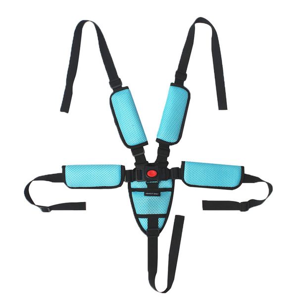 

stroller parts accessories adjustable five-point baby seat belt for baby stroller pram highchair dinning chair kid infant harness fixed belt