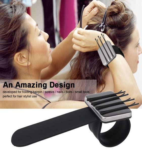 

magnetic pin hair clips wrist strap pins wristband holder hairstyling tools accessories for salon use4285372