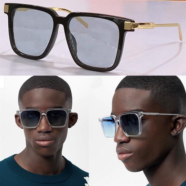 

rise square sunglasses z1667 brings a new look to the mens eyewear collection spring summer 2022 creates a perfectly balanced silh270p, White;black