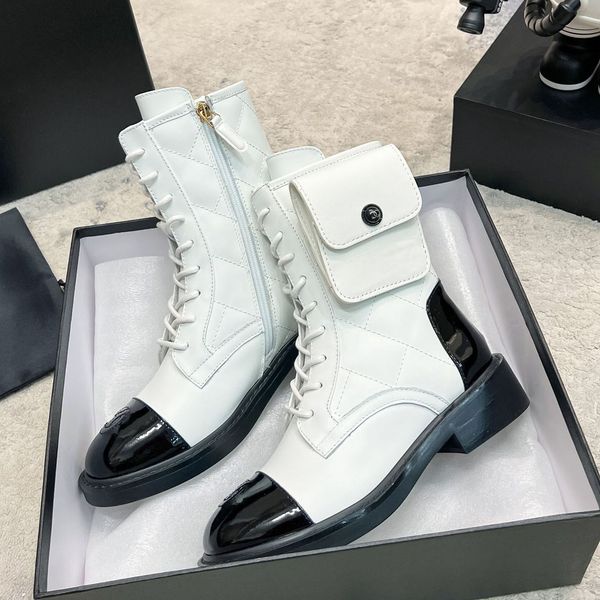 

designer boots paris luxury brand boot genuine leather ankle booties woman short boot sneakers trainers slipper sandals by brand s417 05, Black