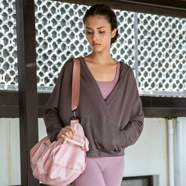 

desginer alos yoga jacketal suit new solid color fitness casual suit women outdoor sports sweater hoodie jacket, Black;brown
