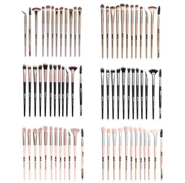 

make up brushes 12 pcs professional blending eyeshadow eyebrow brush for makeup beauty lip gloss3828396