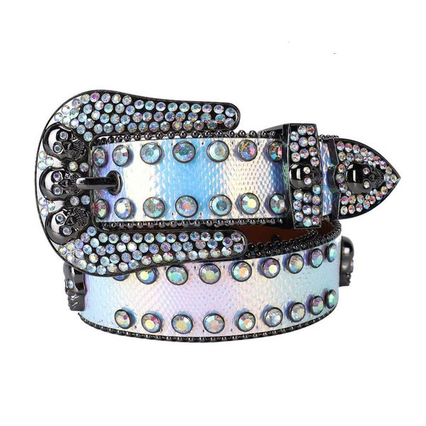 

belt women's thin belt water diamond inlaid skeleton accessories handmade personalized fashion style belt, Black;brown