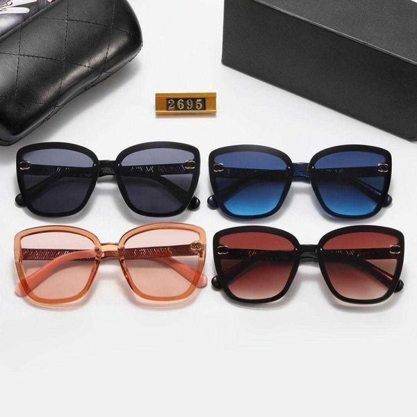

designer glasses new fashion brand men's and women's sunglasses fashionable spicy girls' trend uv resistant outdoor wear, White;black