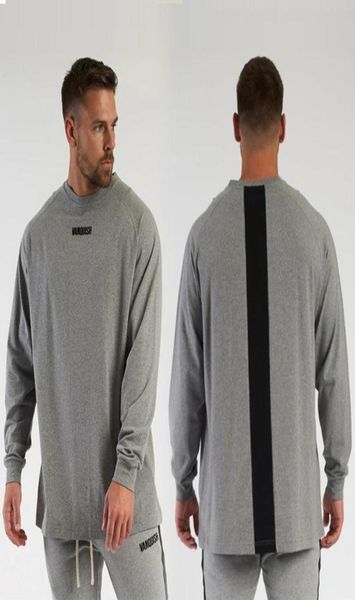 

men039s tshirts pure cotton oversized tshirt casual longsleeved t shirt winter bottoming gyms joggers fitness round neck 5659936, White;black