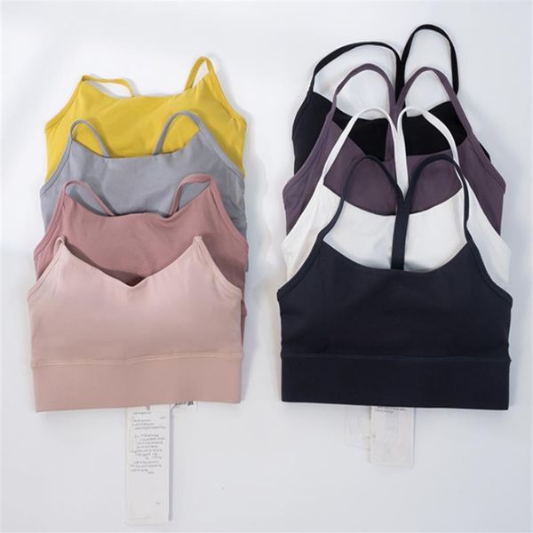 

women's sports yoga bra push up underwear y style back beauty running bras padded233e