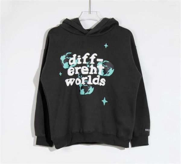 

men039s hoodies broken planet american casual foam hoodie sweater ins niche tide brand high street loose jacket fashion harajuk9841479, Black