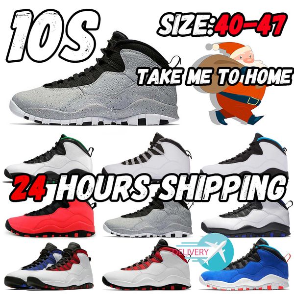 

mens basketball shoes 10 10s jumpman chicago cool grey cement westbrook men sports sneakers outdoor sports shoes